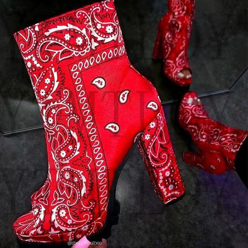 Women's European and American Snakeskin Stiletto Heel Ankle Boots - Autumn/Winter 2019, Plus Size Martin Boots