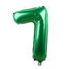1pcs 32inch Large Dark Green Number Balloons Spring Jungle Safari Birthday Party Foil Balloon 0 1 2 3 4 5 6 7 8 9 globos Balls