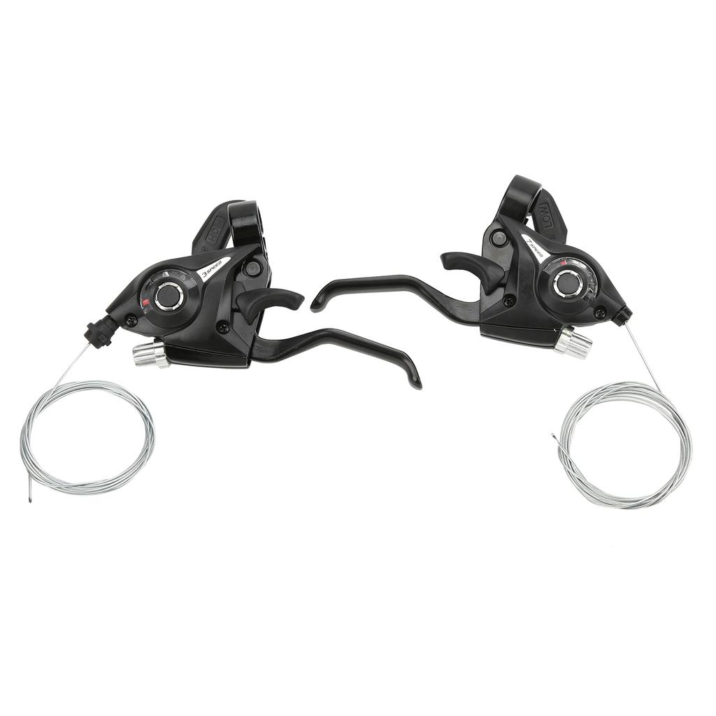 WAKE Bicycle Shifter Brake MTB Road Bike Riding Cycling Disc Brake Levers with Shift Cable3X8 24