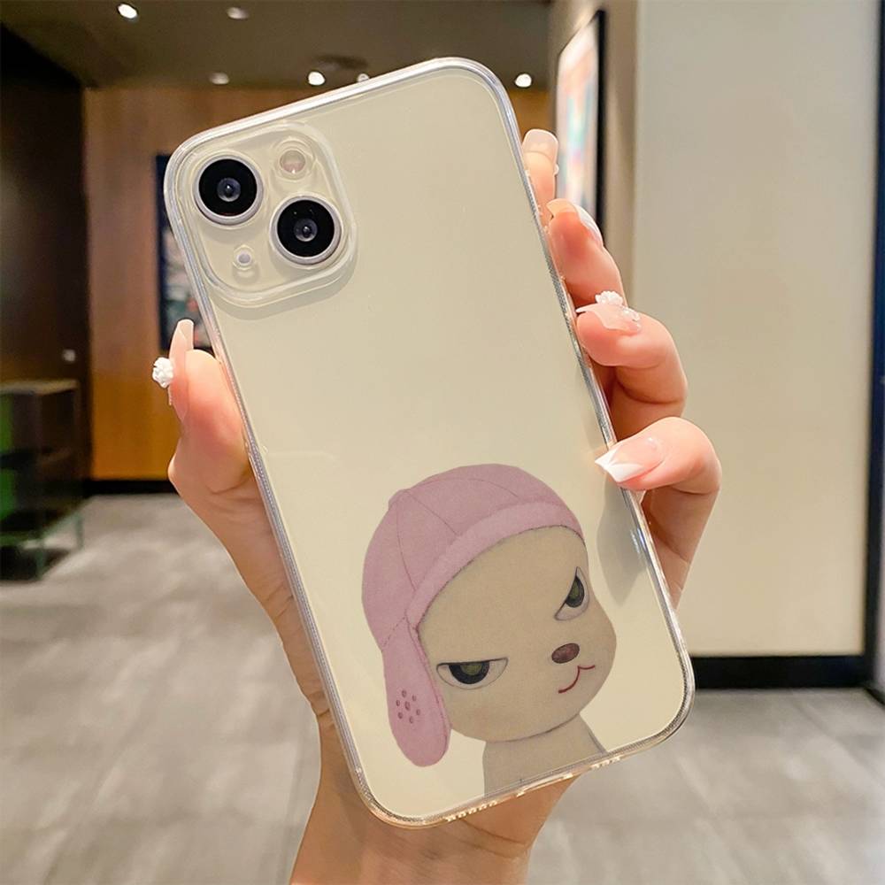 Y-Yoshitomo N-Nara Phone Case For iPhone 17 16e 16 15 14 13 12 11mini Pro Max X XR XSMAX 8 7 Air Plus Soft Cover