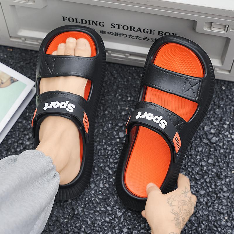 Fashion Casual Sports Sandals Men's Light Slippers Summer New Non-slip Men Outdoor Fashion Summer Beach Slippers Large Size 46