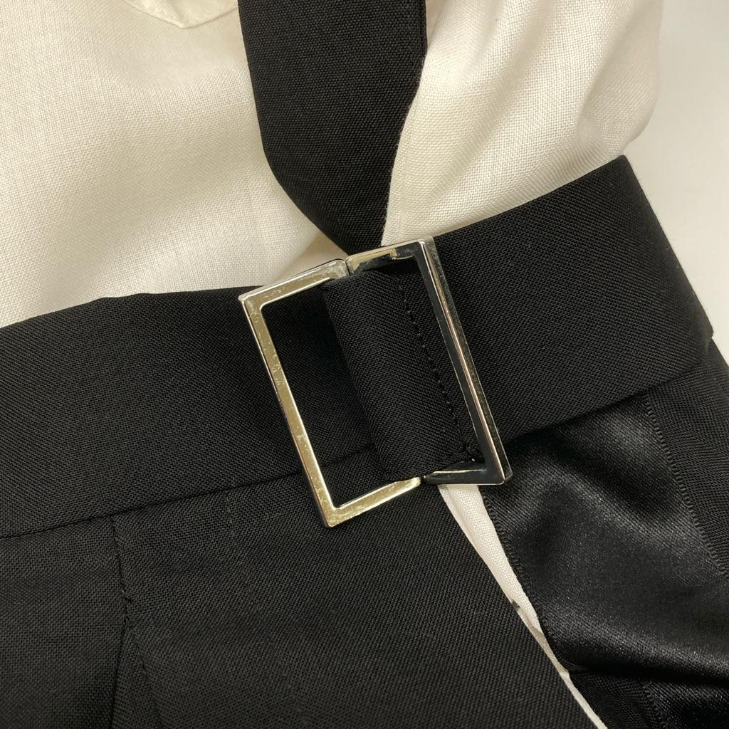 sacai White x Black 22-06036 Docking Dress dress 2 Black x whiteUsed