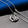 925 Sterling Silver 16-30 Inch Heart-shaped MOM Zircon Pendant Necklace, Women's Charm, Wedding Jewelry, Gift Accessories