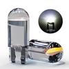 10X T10 W5W Carcasă de sticlă Cob LED Bec pentru mașină 3000K 6000K Cu mai multe culori pentru plăcuță de înmatriculare Hartă Dom Festoon Lampă rezistentă la apă