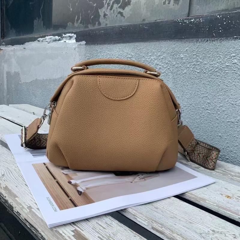 Geantă de damă din piele naturală, toamnă, geantă de umăr pentru femei, geantă de umăr Premium Sense Geantă de mână retro pentru navetiști