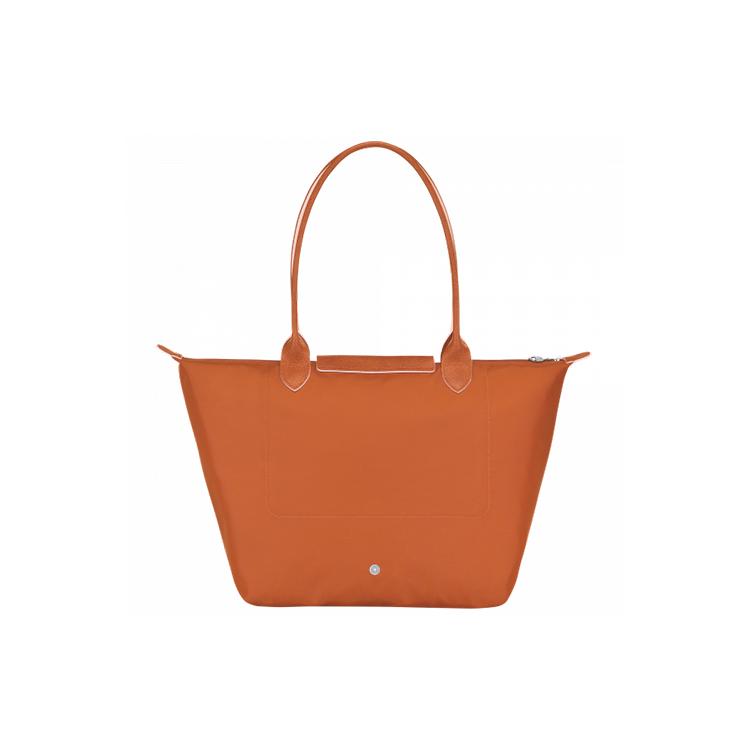New LONGCHAMP Le Pliage Canvas Tote Bag Shopping Bag Handbag Large Size Women's Rusty Red 1899619P39