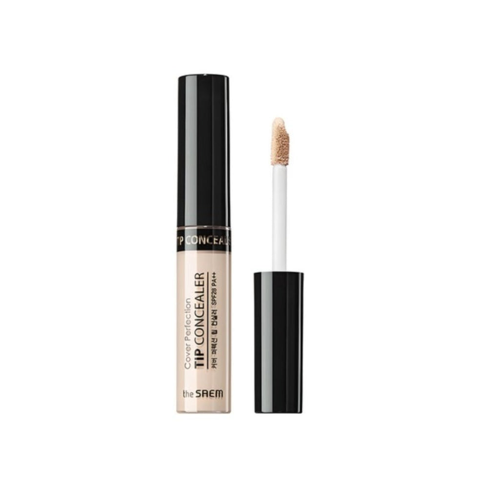 

THE SAEM Cover Perfection Tip Concealer 6.5g*1Pc/2Pc Natural Beige 6.5g