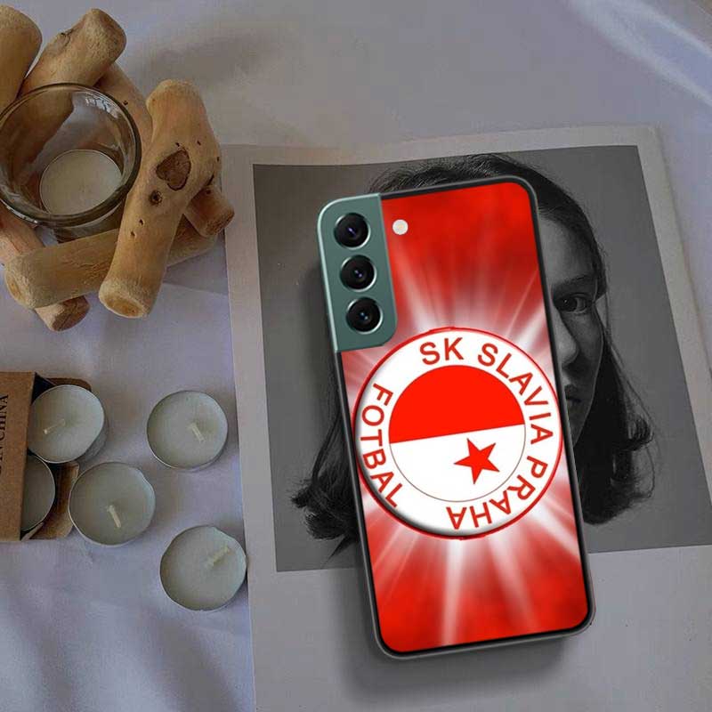 Sk Slavia Praha Czech Republic Phone Case For Samsung A16 A26 A36 A56 Galaxy A02S A12 A52S A13 A23 A33 A53 A54 A34 A24 A14 A22 A