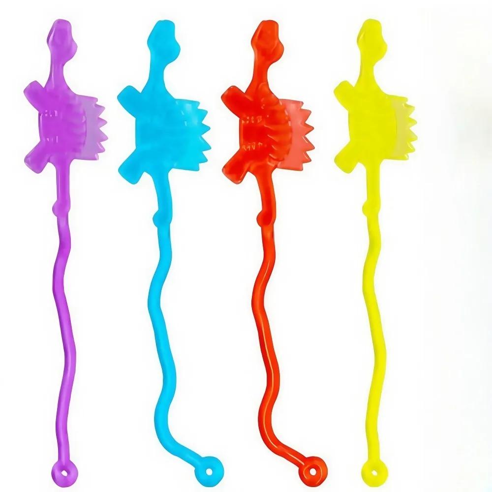 TPR Elastisch Plakkerig Dinosaurus Spel Kinder Verjaardagsfeest Cadeau Kleuterschool School Feest Cadeauzak Carnaval Cadeaus