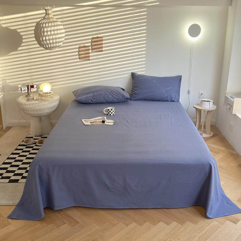 

Специальная цена Простыня из стираного хлопка Однотонная 150x180x200x230 см Простыня для односпальной кровати для студенческого общежития Двуспальная спальня 120x230cm