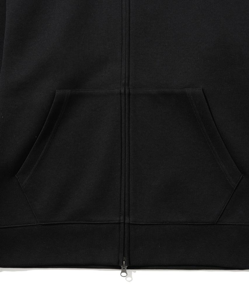 Butterfly Sportswear Original Embroidered Logo 2-Way Zip-Up Hoodie Black