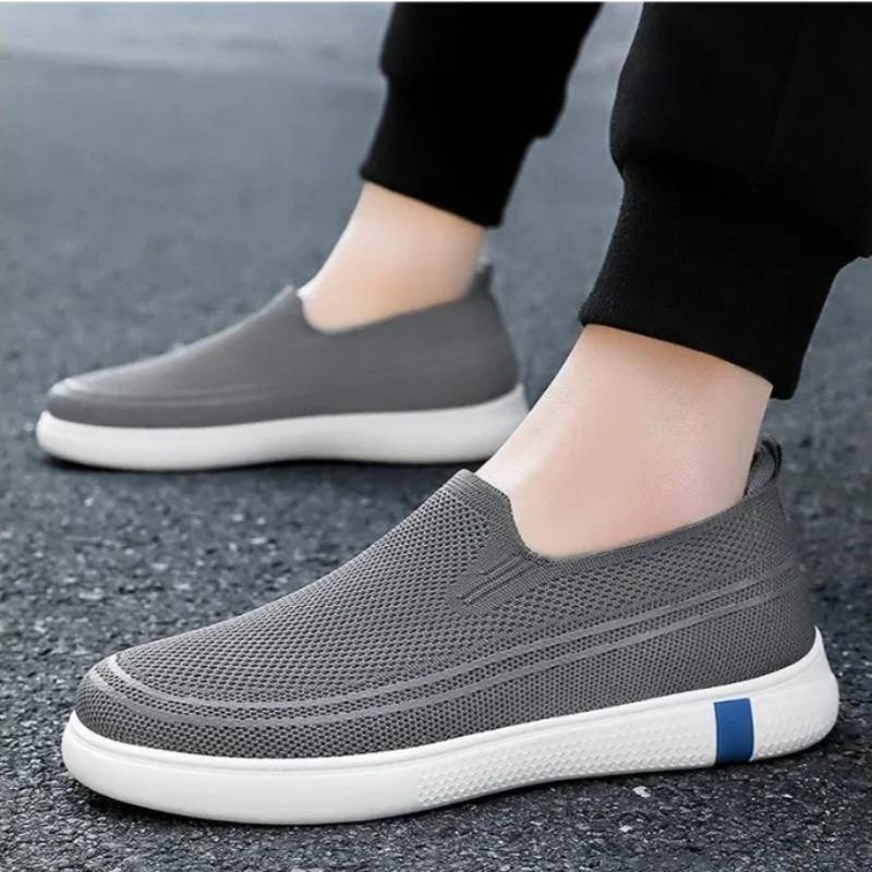 Men's Shoes Hollow Out Mesh Shoes Fashion Outdoor Casual Shoes Breathable Cloth Foowear Men's Loafers Lightweight Walking Flats