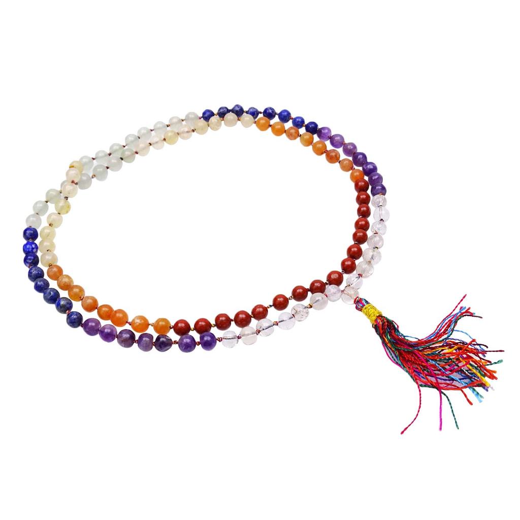 Traditional Gemstone Japa Mala Prayer Rosary Meditation Reiki Chakra