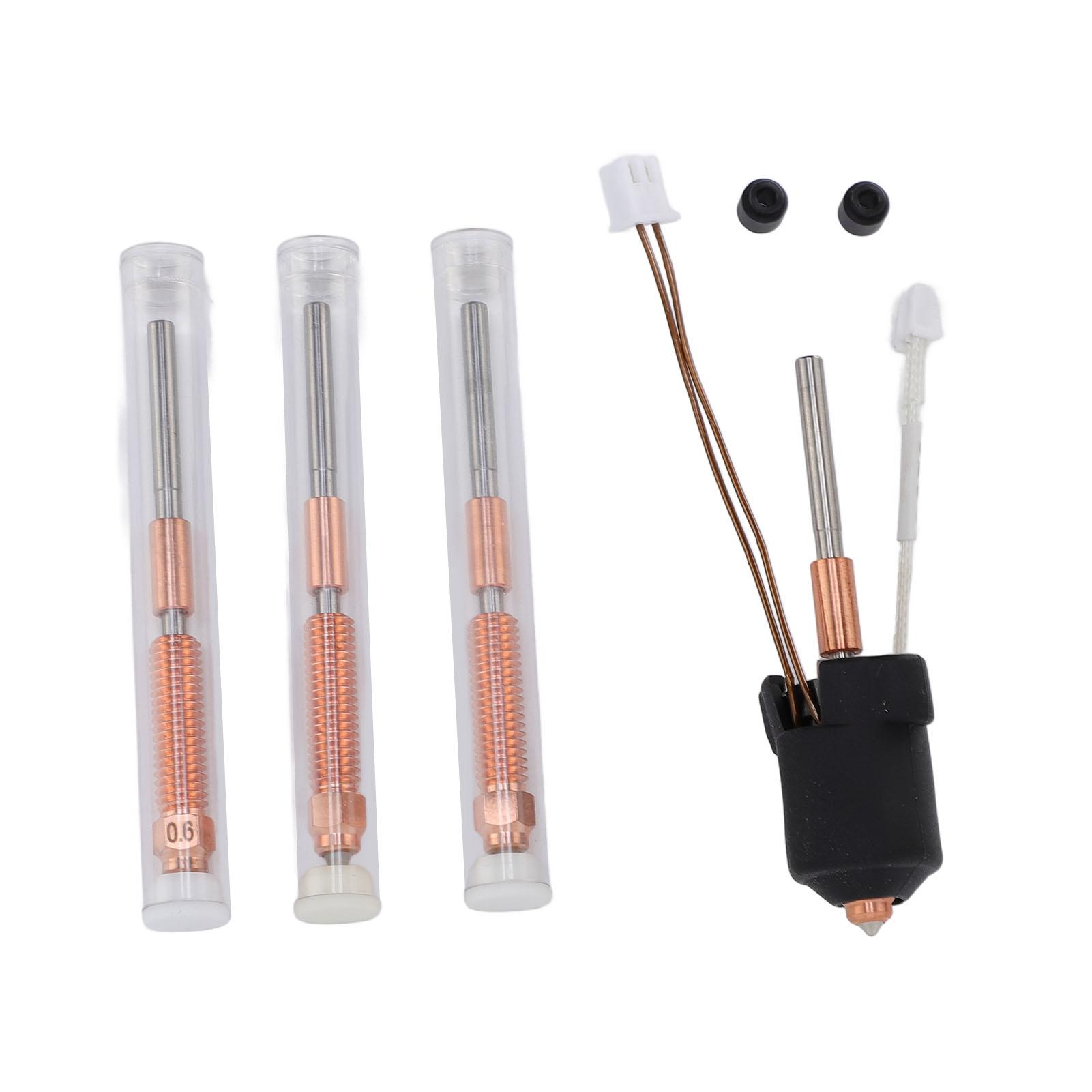 

Керамический нагревательный блок 0,4 мм 0,6 мм 0,8 мм Интегрированное сопло Высокопоточный горячий конец для K1C K1 Maximum