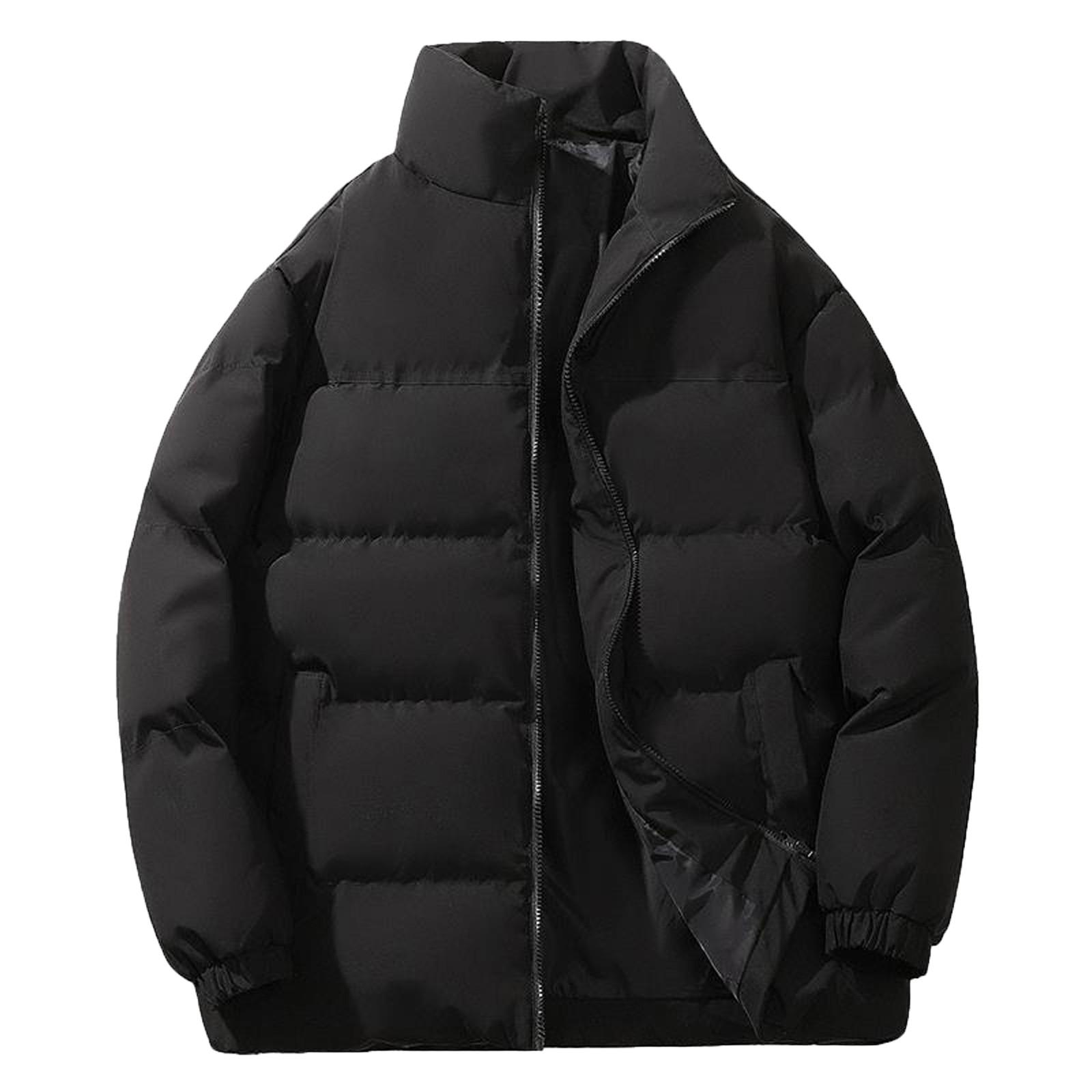 

Зимнее пальто, теплое облегающее толстое пальто, повседневная куртка, верхняя одежда, верхняя блузка XXL чёрный