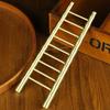 Brass Step by Step Ladder Ornament Creative Desktop Small Copper Ware Pure Copper Metal Crafts