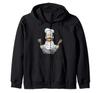 Cook Cooking Apron Chef Hat Zip Hoodie