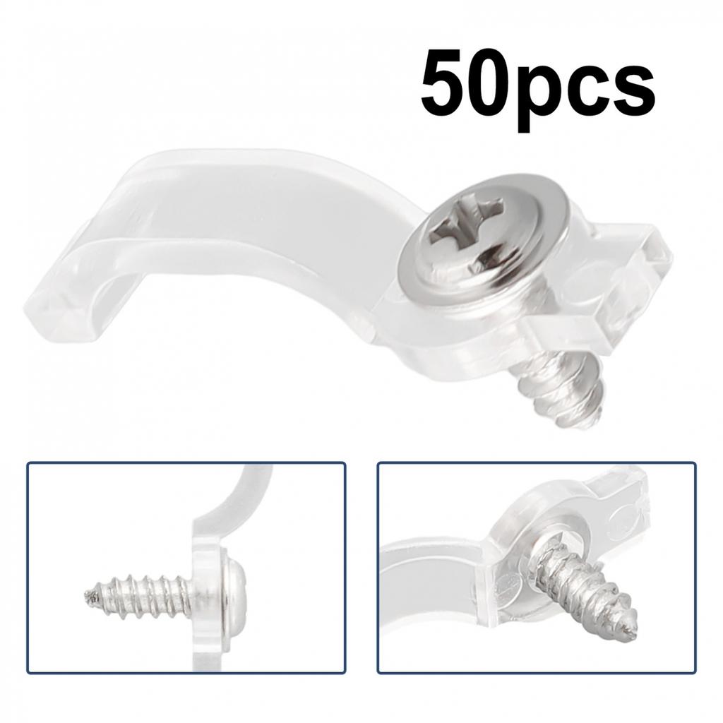 50*Klammern+50*Schrauben/100*Klammern+100*Schrauben 10mm/0.4in Rostschutz Ultradünn
