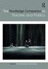 The The Routledge Companion To Theatre and Politics Book