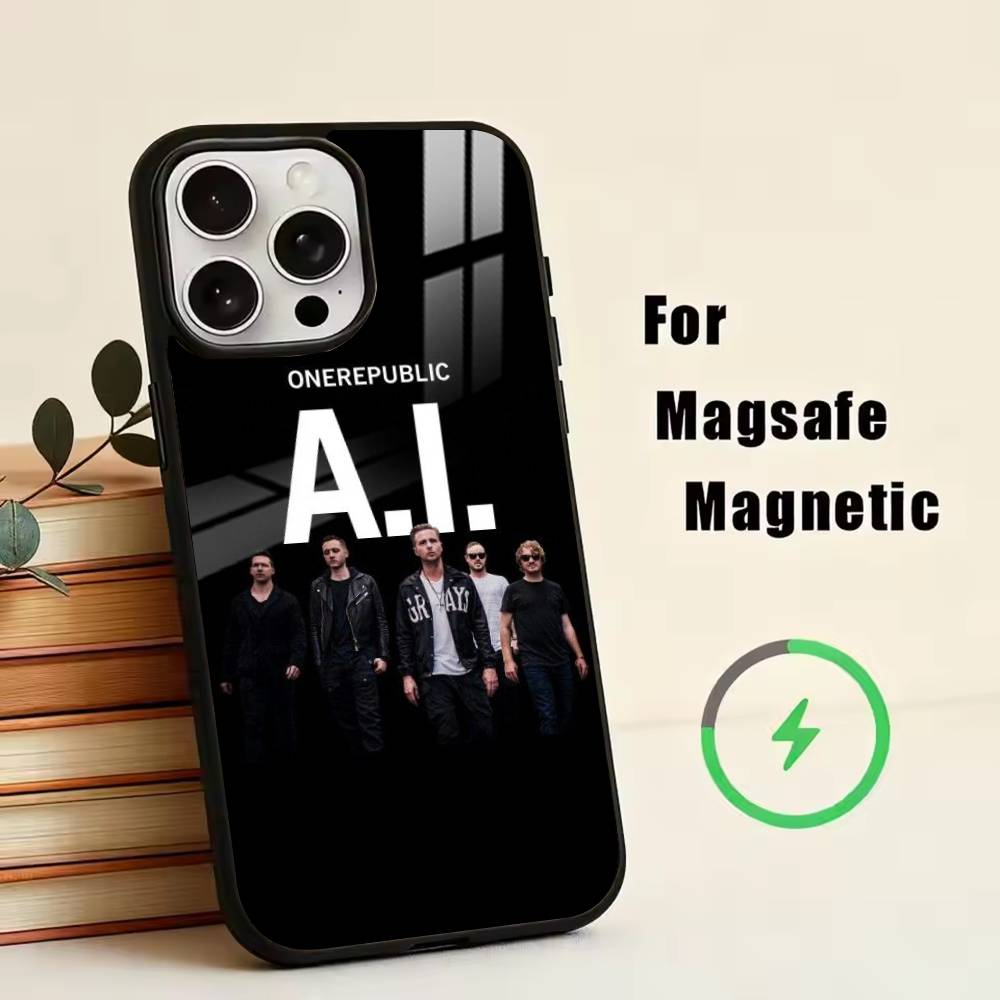 OO-OneRepublic  Phone Case For iPhone17,16,15,14,13,12,11 Plus,Pro Magnetic with Magsafe Wireless Charging