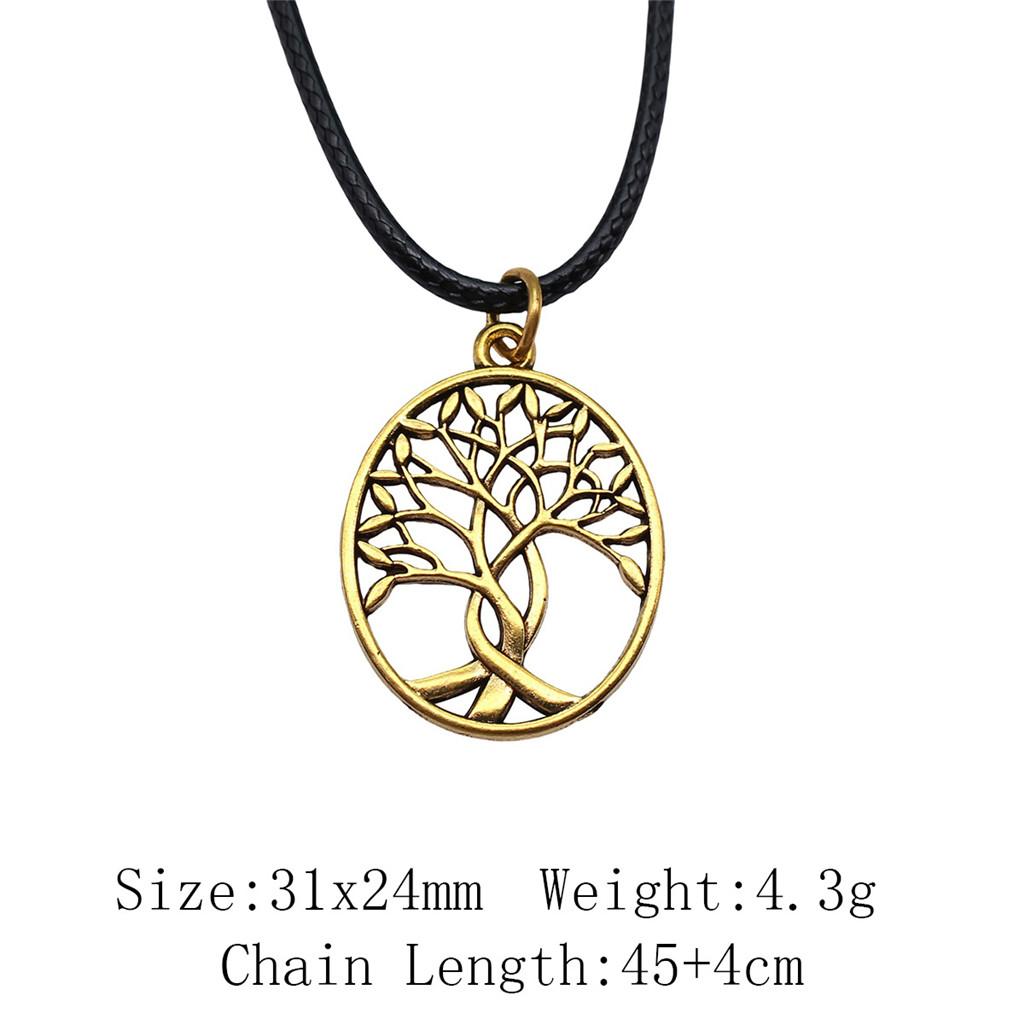 Valentinstag Halsdekoration Lebensbaum Baum Halskette Lederkette 45cm Günstige Dinge Choker Hals