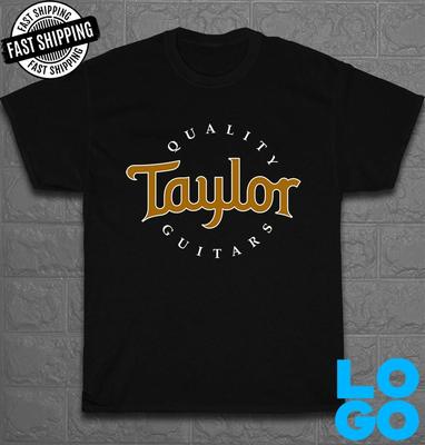 Nowa Koszulka Taylor Guitars Logo Męska Zabawna Koszulka Wyprodukowano w USA Rozmiar S do 5XL