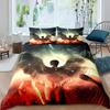 Cupid Soft Duvet Cover Set Ful Sized Dimensions,Love Heart Arow Romantic Angel Warm Comforter Cover Cupid's Love White Beding Sets Comfortable Quilt