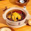ZISIZ Ceramic Stew Pot with Alcohol Stove