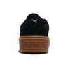 (WMNS) PUMA Suede Platform Animal Low Top Black Women's 365109-01