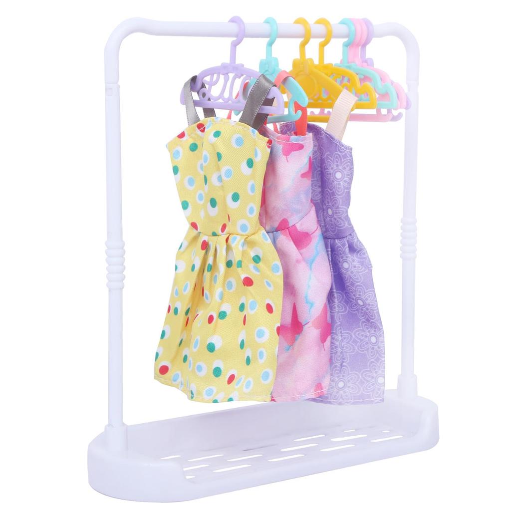 Fashion 11.5inch Doll Accessories Coat Rack Bedroom Storage Clothes Display Stand 30cm Doll Closet Kids Toy Gift