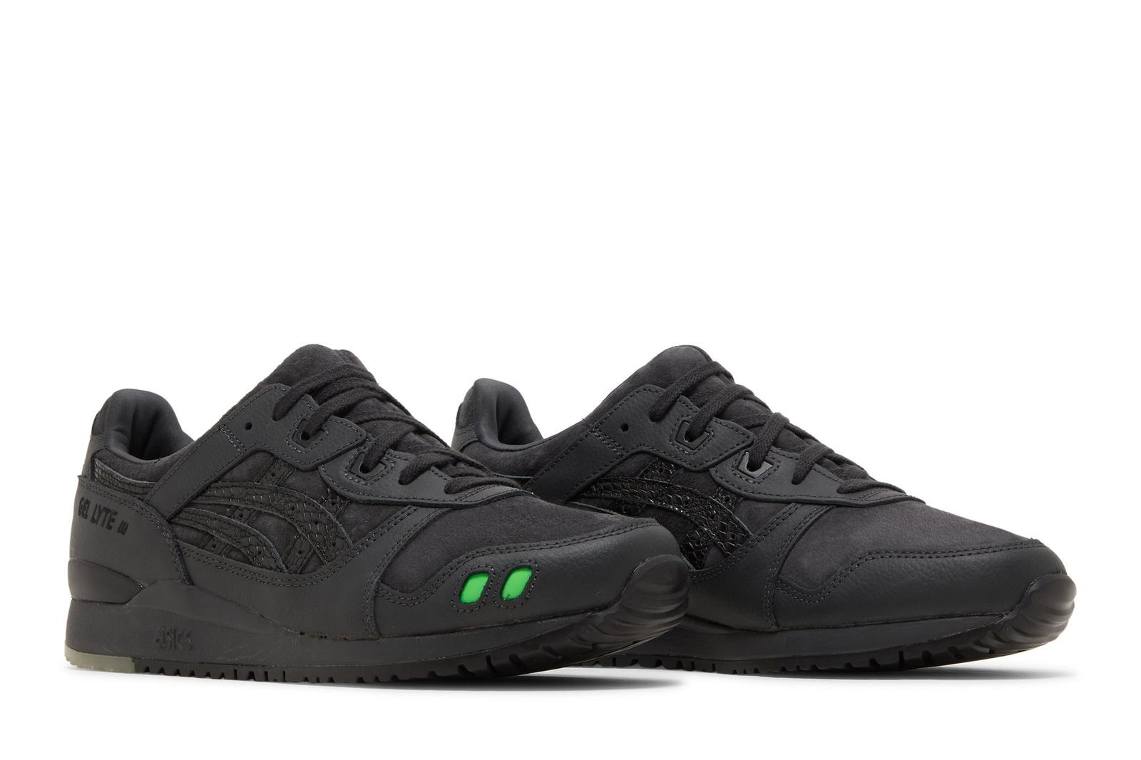 

ASICS Men s atmos x Gel Lyte 3 OG Black Python 1201A807-001 37