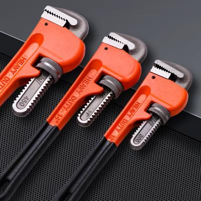 Heavy Duty Adjustable Pipe Wrench Universal Plumbing Tool for Faucet Tube Key Clamp Spanner Plumber