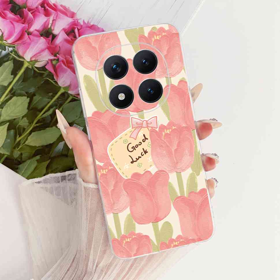 Für Xiaomi Redmi Note 15 Pro Plus ProPlus 5G Hülle Blume Cartoon Hülle Weiche Silikonhülle Für Redmi Note 15 Pro+ Hülle