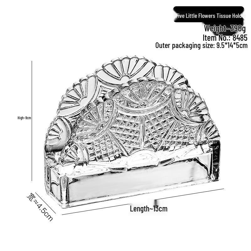 Nordic Stainless Steel Square Napkin Holder for Table or Restaurant
