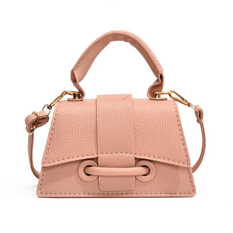 Spring 2025 Solid Color Korean Crossbody Handbag - Women's Versatile Small Square Bag