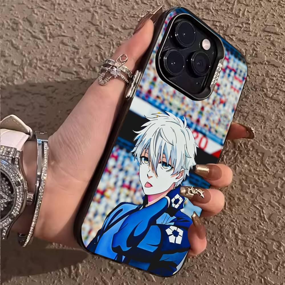 

Comics B-Blue L-Lock Phone Case For iPhone 17,16,15,14,13,12,11,Pro,MAX,Plus TPU Soft To Skin-friendly Cover iPhone16