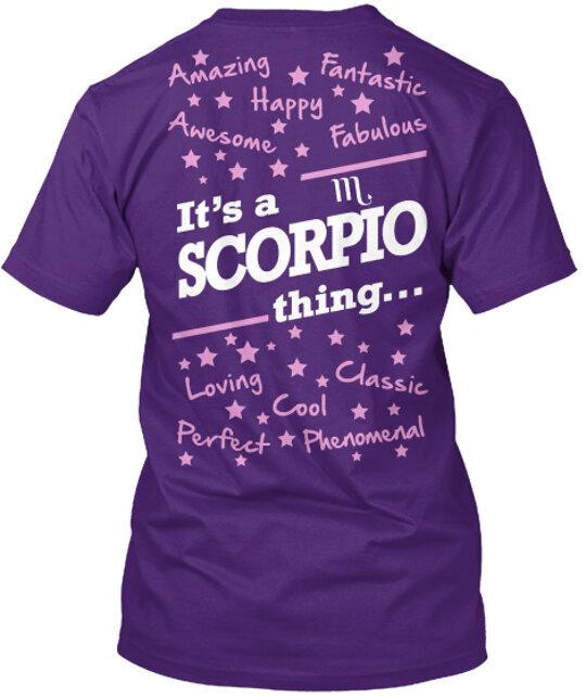 

Scorpio Thing T-Shirt Made in the USA Size S to 5XL 2XL