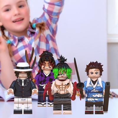 4,5 cm Stavební kostky Minifigurka Sběratelská DIY Sestavené kostky Hračky Japonské Anime Akční figurky