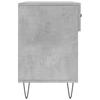Vidaxl Bench With Shoe Storage, Concrete Grey, 102X35X55 Cm
