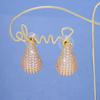 Elegant Teardrop Micro-Pave Diamond Stud Earrings for Women - Luxurious and Sparkling Accessories