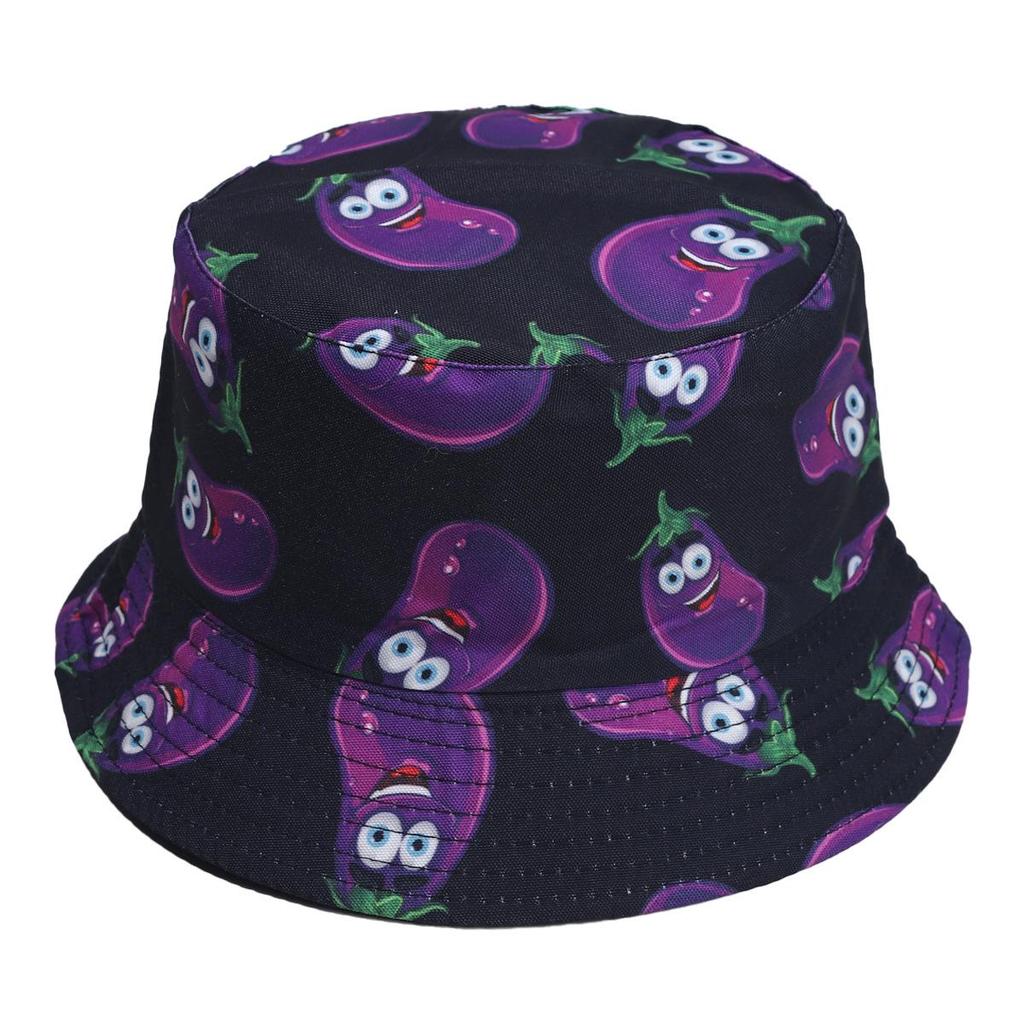 2026 Lemon Pattern Reversible Bucket Hat for Men & Women – Summer Sun Protection