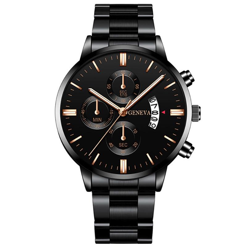 Mode Herrenuhr Luxus Kalender Quarz Armbanduhr Herren Business Uhren für Mann Uhr Montre Homme