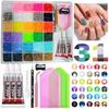 Strass colorati in resina da 3 mm: 40 Colori AB e Gelatina per Abbigliamento Fai-da-Te, Nail Art e Telefoni