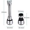 360 ° Adjustment Kitchen Faucet Extender  Dual Mode Water-saving Pressurized Faucet Extender Filter Spray Bathroom Kitchen Gadge