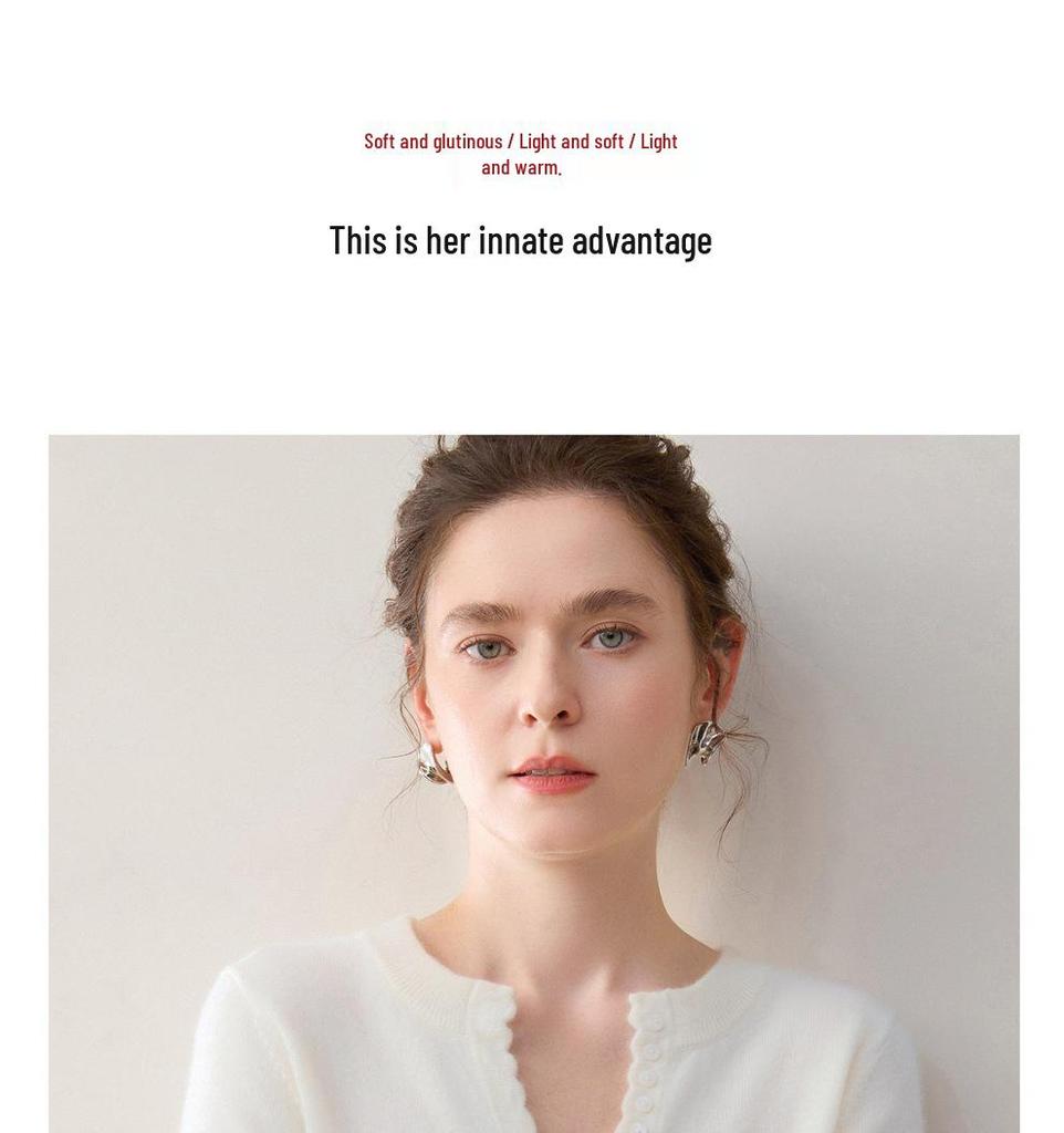 Women's 100% Pure Cashmere Knitwear: Autumn/Winter Half-Open Collar, Multi-Button Base Layer Top