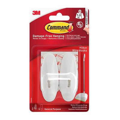 17068 Medium Wire Hooks 1.3kg 2pk