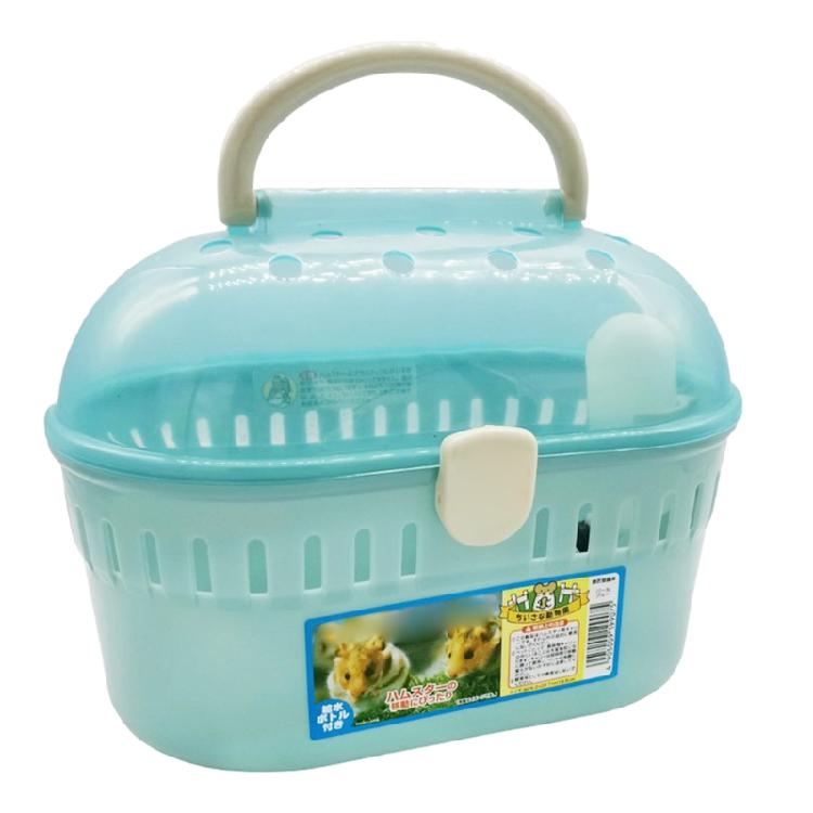 

Hamster Cage Transparent Travel Carry for Case Outdoor Vacation House for Miniat 1 синий