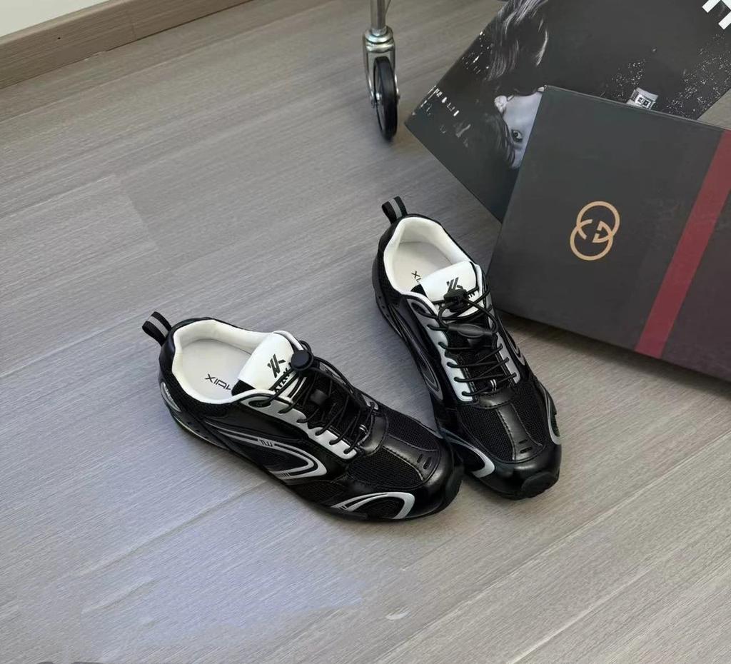 Mesh Color Matching German Training Shoes Women's 2025 Summer New Fashion Versatile Korean Version Non-slip Breathable Lightweight Casual Board Shoes