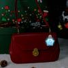 LED Keychain Festival Pattern Luminous Keyring for Outdoor Emergency Daily Use