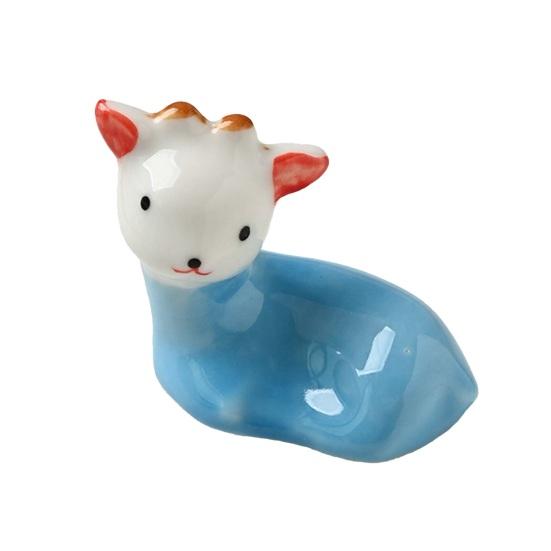 

1/4Pcs Ceramic Lamb Chopstick Rest Sheep Dinner Chopsticks Spoons Forks Stand Animal Tableware Holder Rack Kitchen Dining Table Decoration